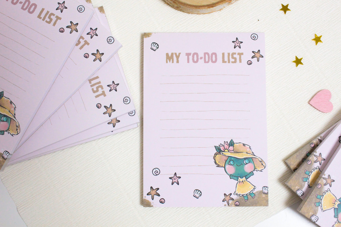 Froggy Vacation To-Do List Notepad - Hop into Relaxation with Quakie