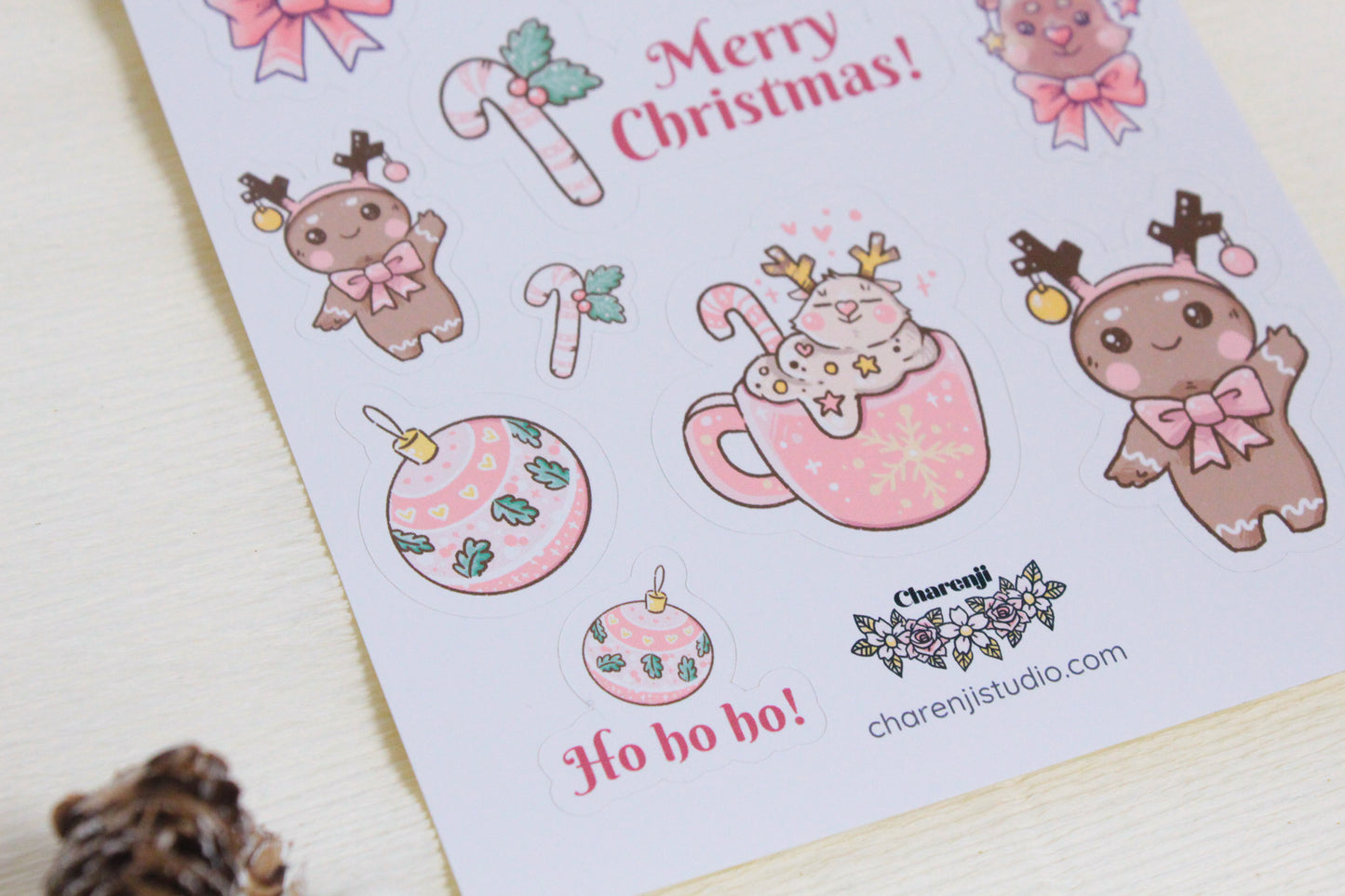 Cheerful Christmas Sticker Set - Festive & Adorable Designs - Christmas Friends