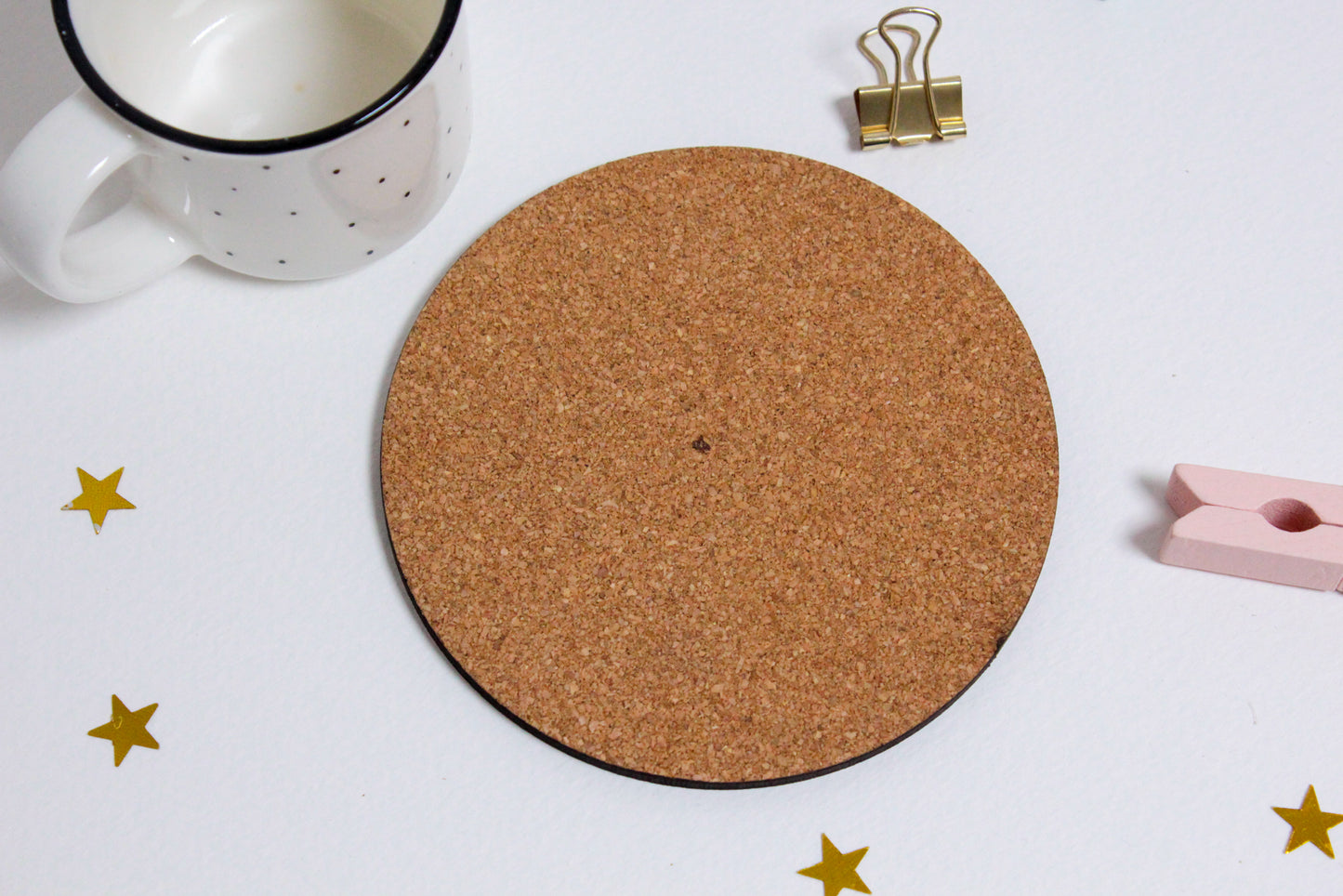 Bee Friends - Coaster -  Round - Perfect gift for Kids, for Her, for Bee Friends