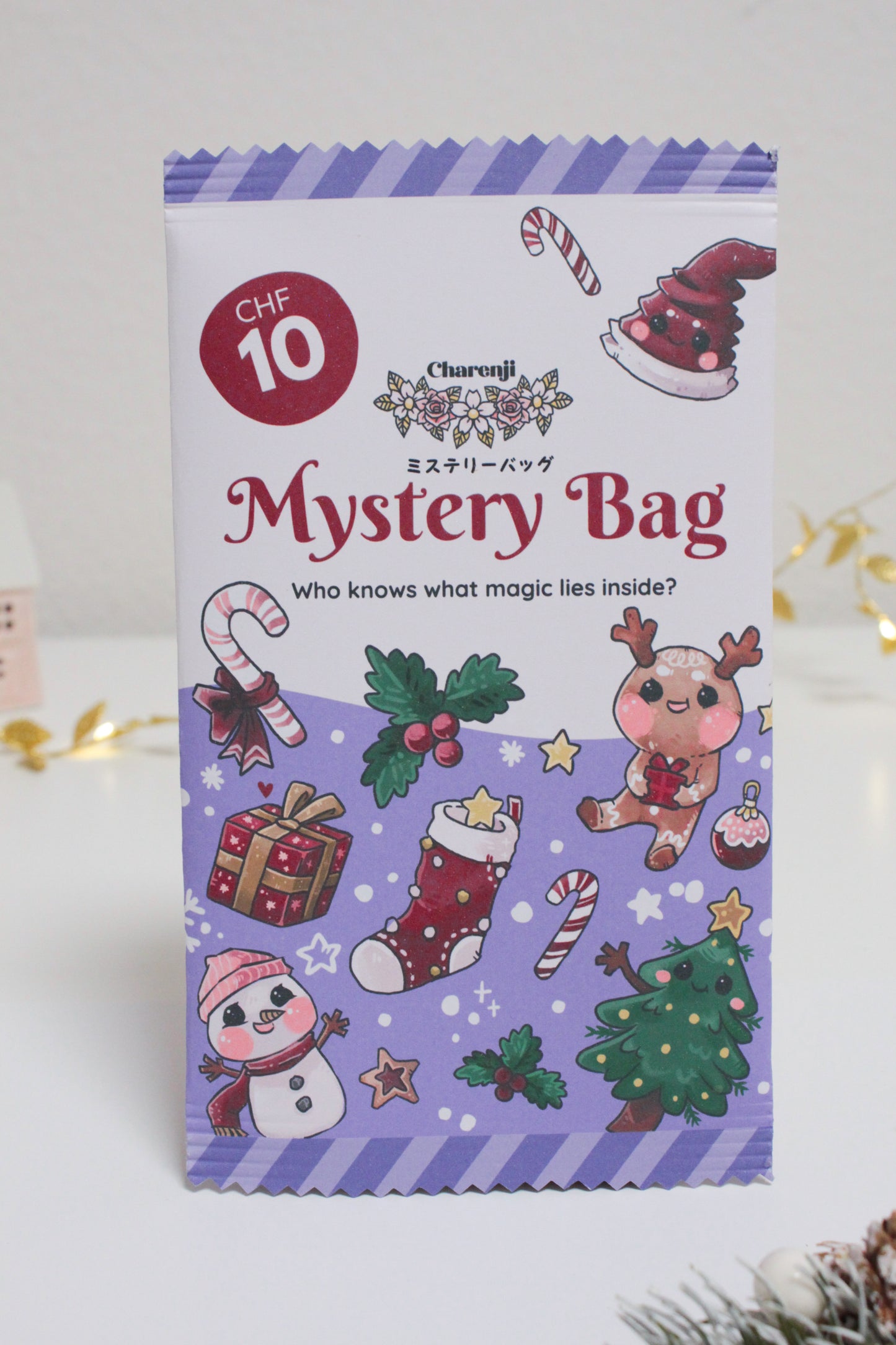 Surprise Mystery Bags  – Christmas Edition - Cute Pins & Stationery Treasures Inside!