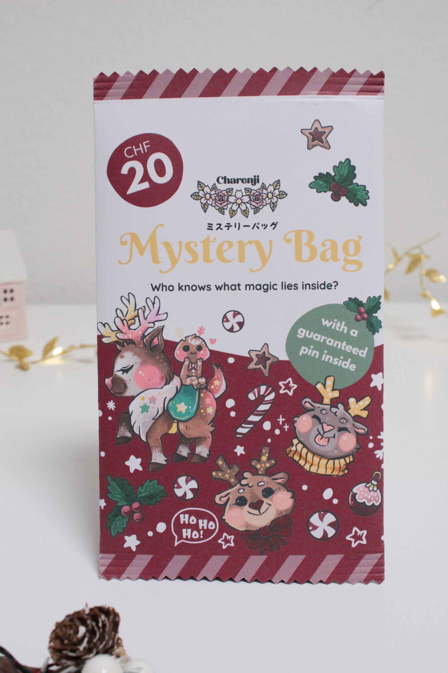 Surprise Mystery Bags  – Christmas Edition - Cute Pins & Stationery Treasures Inside!